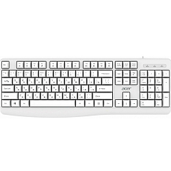 Клавиатура ACER OKW301 белый USB
