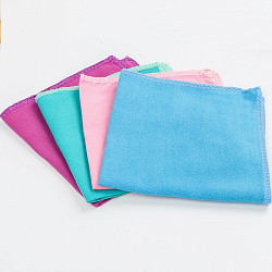 Салфетка для стёкол и зеркал Доляна, 30×30 см, цвет МИКС