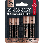 Элемент питания ENERGY LR06+LR03 Ultra BL-2+2 (4/40/320)