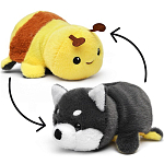 Мягкая игрушка-вывернушка "Собака/пчела" 20 см. (10702070/140125/5015850, Китай )