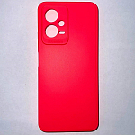 Задняя накладка Мобилис для Xiaomi Redmi Note 12 (5G), фуксия , матовая с защитой камеры