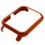 Фирменный защитный чехол рамка для Xiaomi Amazfit Bip, оранжевый