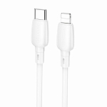 Кабель Lightning <--> Type-C  1.0м BOROOFONE BX93 Super power, белый, PD 20Вт