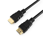 Кабель HDMI <--> HDMI  1.8м CABLEXPERT CC-HDMI4-6, черный, v2.0, медь, позол.контакты, экран