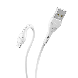 Кабель USB <--> microUSB  1.0м HOCO X37 Cool power белый