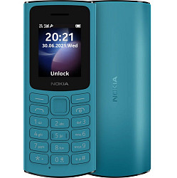 Телефон Nokia 105 DS TA-1557 Cyan (1GF019CPG6C02)
