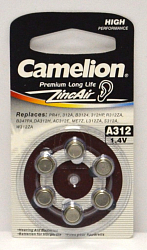 Элемент питания CAMELION  ZA312 BL-6