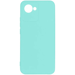 Силиконовый чехол DF для Realme C30 DF rmCase-18 (light green)