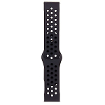 Силиконовый ремешок WB41 Sport N на кнопке Универсальный 22мм (black/black)