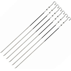 Набор шампуров ECOS 600x10x0,8мм, угловые, с витком, 6шт арт.182459