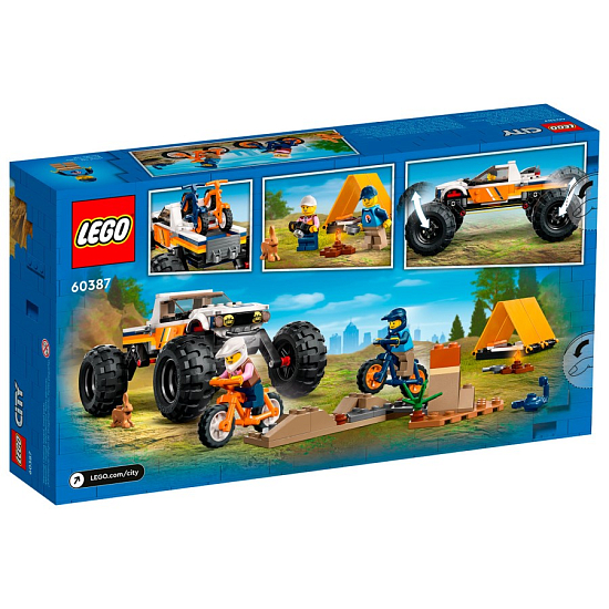 Конструктор LEGO City 60387 Приключения на внедорожнике