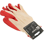 Перчатки рабочие ЗАЩИТА с одинарным латексным обливом (13 класс, 9 разм) EKF Master