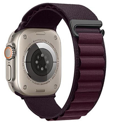 Тканевый ремешок HOCO WA20 для APPLE Watch 42/44/45/49mm, фиолетовый