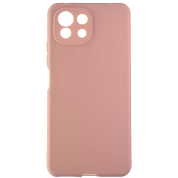 Задняя накладка ZIBELINO Soft Matte для Xiaomi Mi 11 Lite (пыльно-розовый) защита камеры