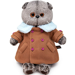 Мягкая игрушка Басик в флисовом пальто, 19 см (Ks19-244)