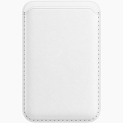 Кошелек для карт iPhone Leather Wallet MagSafe с лого (№07 белый)