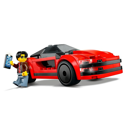 Конструктор LEGO CITY 60448 Красный спортивный автомобиль