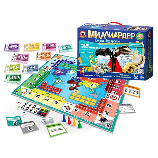 Игра экономическая в чемоданчике. "Миллиардер" 03502