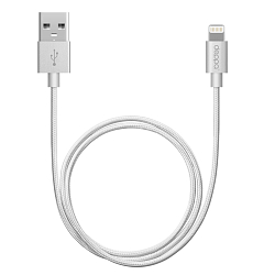 Кабель USB <--> Lightning  1.2м DEPPA белый (72114)