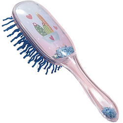 Расческа "Sequins cactus", pink-blue