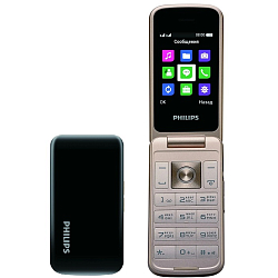 Телефон PHILIPS Xenium E255 черный