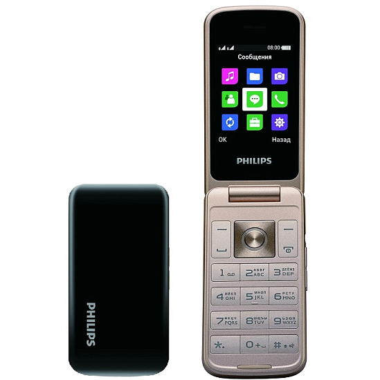 Телефон PHILIPS Xenium E255 черный