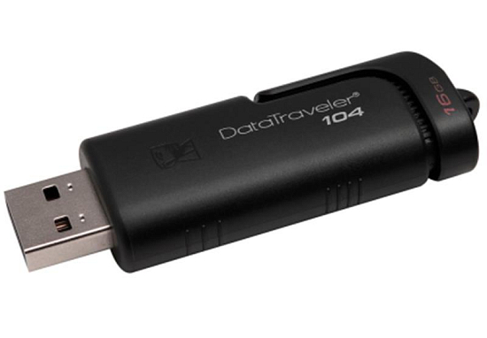 USB 16Gb Kingston DataTraveler 104 чёрный