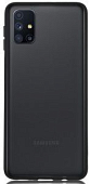 Задняя накладка ZIBELINO Plastic Matte для Samsung Galaxy M51 черная окантовка