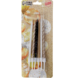 Свечи для торта «Праздничное волшебство», 6 шт. 10603414