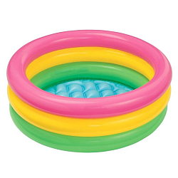 Бассейн надувной INTEX Радуга 61 х 22 см, от 1-3 лет, 57107NP
