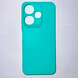 Задняя накладка Мобилис для Xiaomi Redmi 13, морской зеленый, матовая с защитой камеры