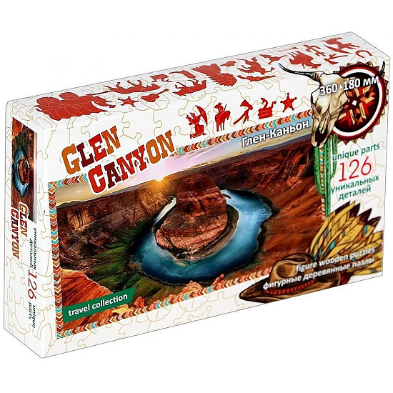 Пазл Glen Canyon Travel collection (126 дет.) деревянный