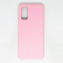 Силиконовый чехол SILICONE CASE для Samsung Galaxy S20 (светло розовый)