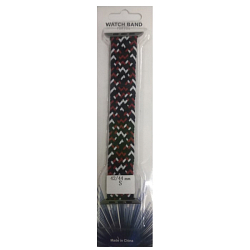 Плетёный ремешок MOBIS для Apple Watch 42/44 (ткань, каучук) микс