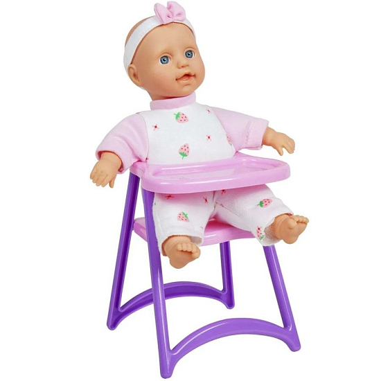 Кукла-младенец DEFA Lucy "Пупс на стульчике" (23 см., в ассорт.)