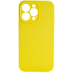 Силиконовый чехол FUMIKO для iPhone 13 Pro жёлтый