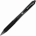 Ручка гелевая BRAUBERG Office Style ЧЕРНАЯ 144123 автоматическая с грипом 