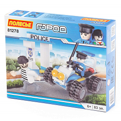 Конструктор ПОЛЕСЬЕ Город. Полиция-5 , 83 эл.