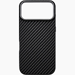 Задняя накладка KWI-NI carbon KFL-01 для iPhone 17 pro max серый