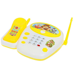 Музыкальный телефончик «Весёлые зверята», русская озвучка 3217444