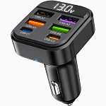 Авто ЗУ 4USB/2Type-C Earldom ES-CC43, чёрный
