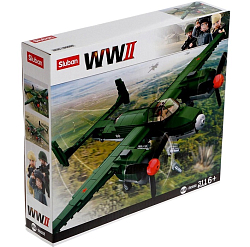 Конструктор Sluban Армия ВОВ «Бомбардировщик», 311 деталей 5146965