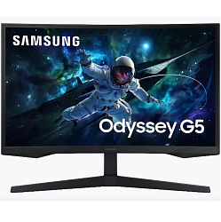Монитор игровой 27" Samsung Odyssey G5 S27CG550EI (2560x1440/ VA/ 165 Hz), Чёрный