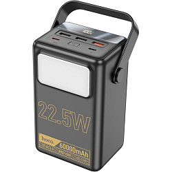 Внешний АКБ HOCO J110 Powerful (60000mAh) черный, PD20Вт, QC3.0, FCP, AFC