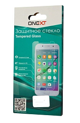 Противоударное стекло ONEXT для Samsung Galaxy M10 черное с рамкой ( 2019)