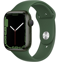 Часы Apple Watch Series 7 GPS, 45 мм, (MKN73) Green, Sport Band (Б/У)