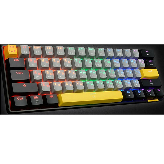 Клавиатура JETACCESS PANTEON T3 RS HS RB Grey-Black