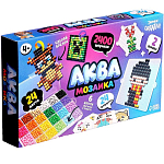 Аквамозаика «Новогодний набор», 2400 шариков, 24 фигурки 10326543