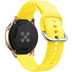 Силиконовый ремешок NONAME для Samsung Galaxy Watch, 22mm, жёлтый