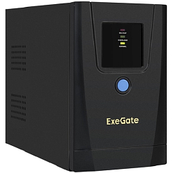 Источник бесперебойного питания ExeGate SpecialPro UNB-650.LED.AVR.1SH.2C13.RJ.USB